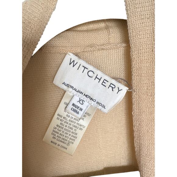 Witchery Merino Wool Cardigan Duster XS - Picture 2 of 4